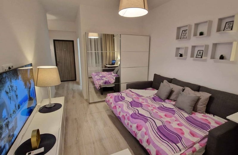 Location d’un appartement confortable d’une pièce, Chiajna, Bucarest, Roumanie